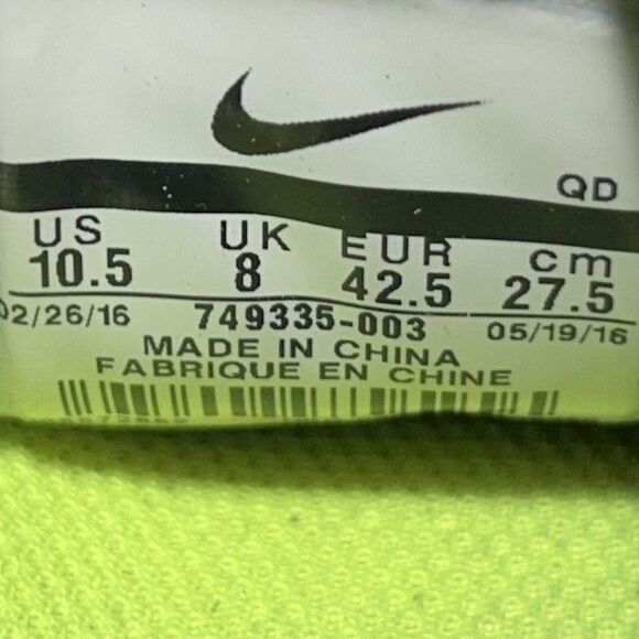 Nike Air Zoom Terra Kiger 3 749335-003 Womens Size 10.5 Gray Trail Running Shoes - Picture 12 of 12